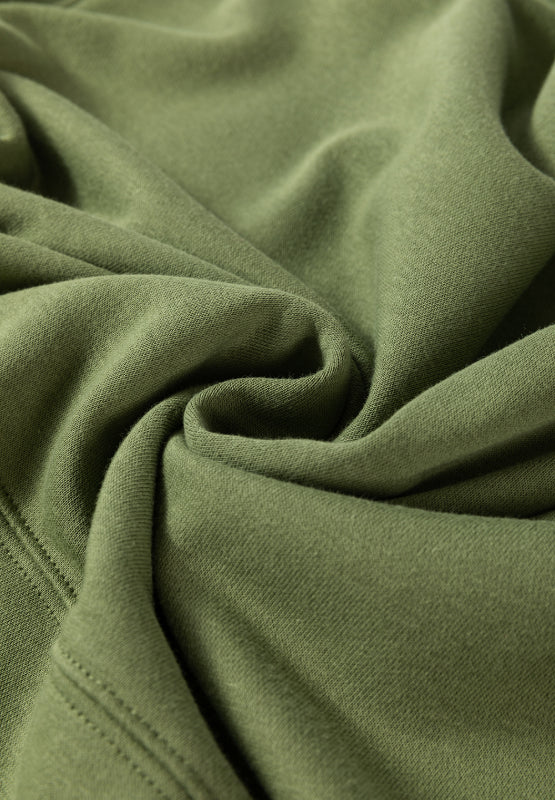 Solid Color Round Neck Long Sleeve Sweatshirt 