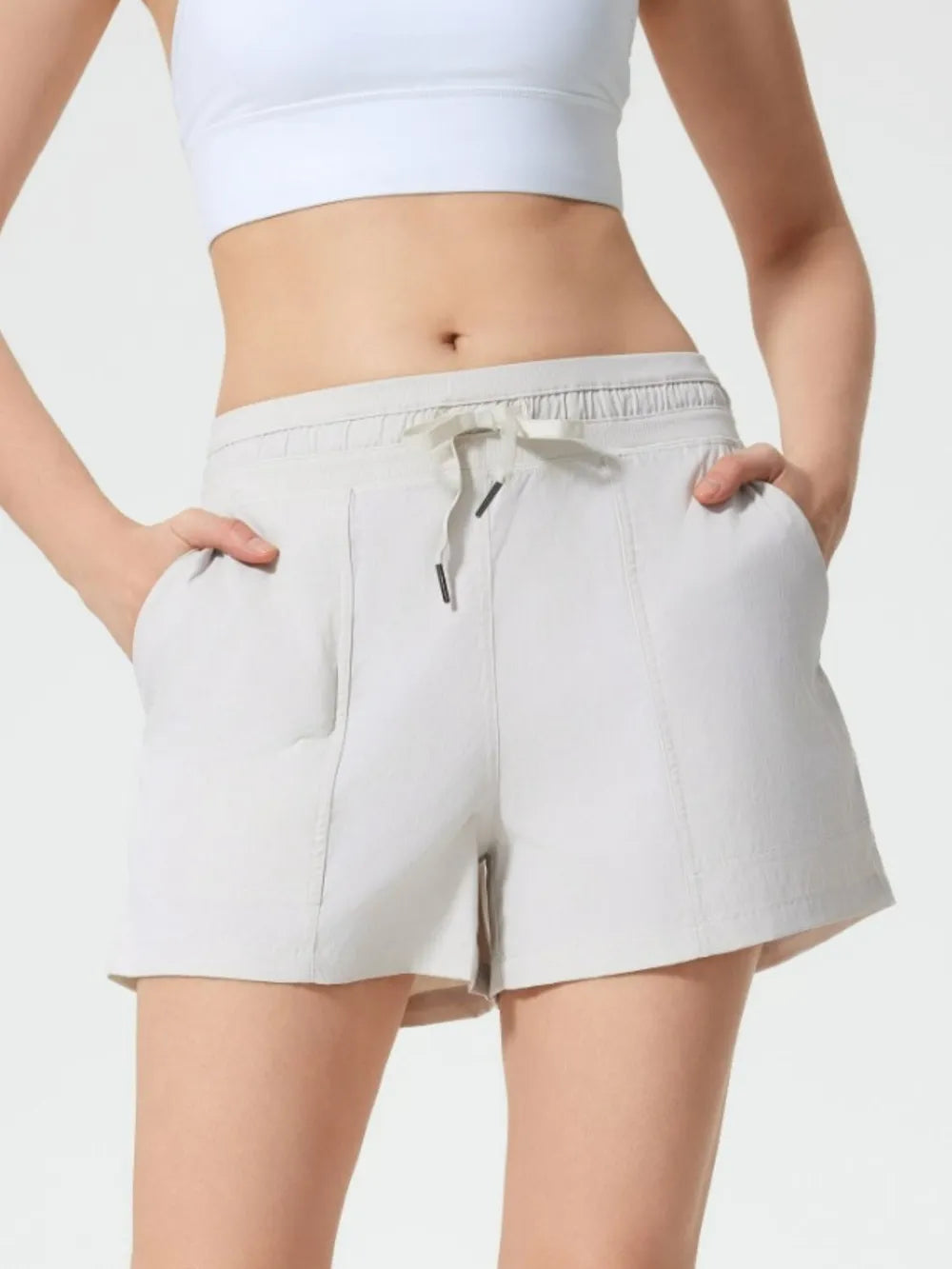 Millennia Drawstring Active Shorts with Pockets 