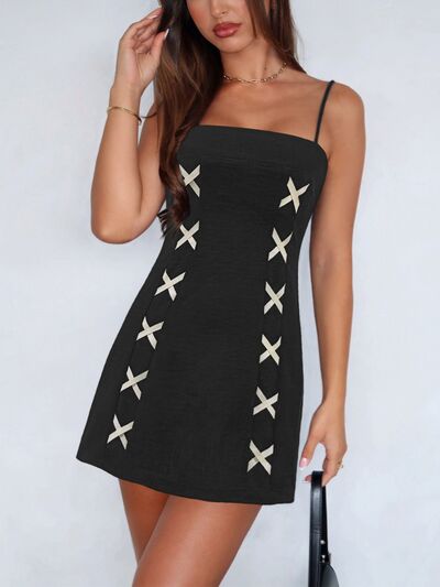 Contrast Mini Cami Dress Dresses