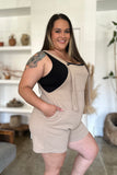 Double Take Full Size Texture Sleeveless Romper 