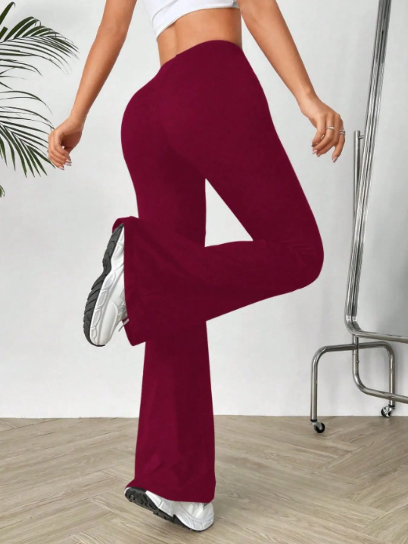 High Waisted Flare Pants 