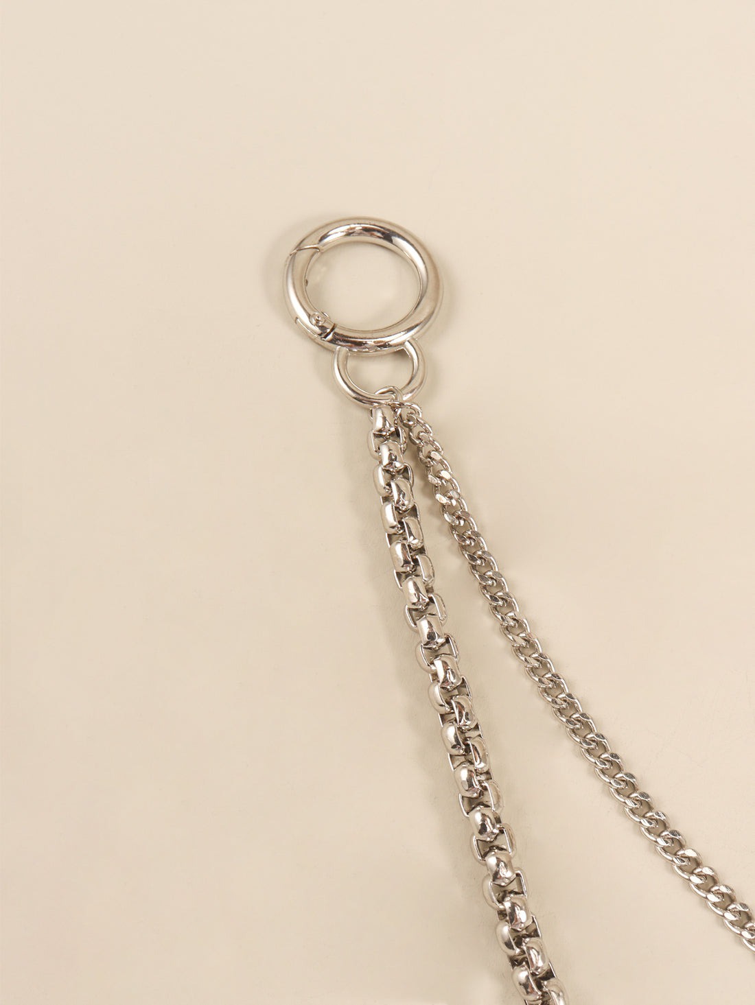Double-Layered Metal Chain Belt 