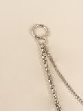 Double-Layered Metal Chain Belt 
