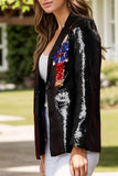 Sequin Nutcracker Long Sleeve Blazer 