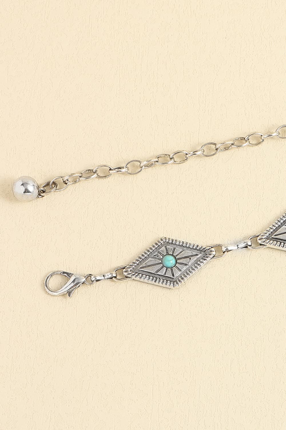 Vintage Turquoise Alloy Belt 