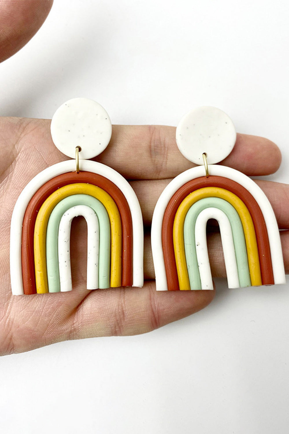 Rainbow Shape Dangle Earrings 