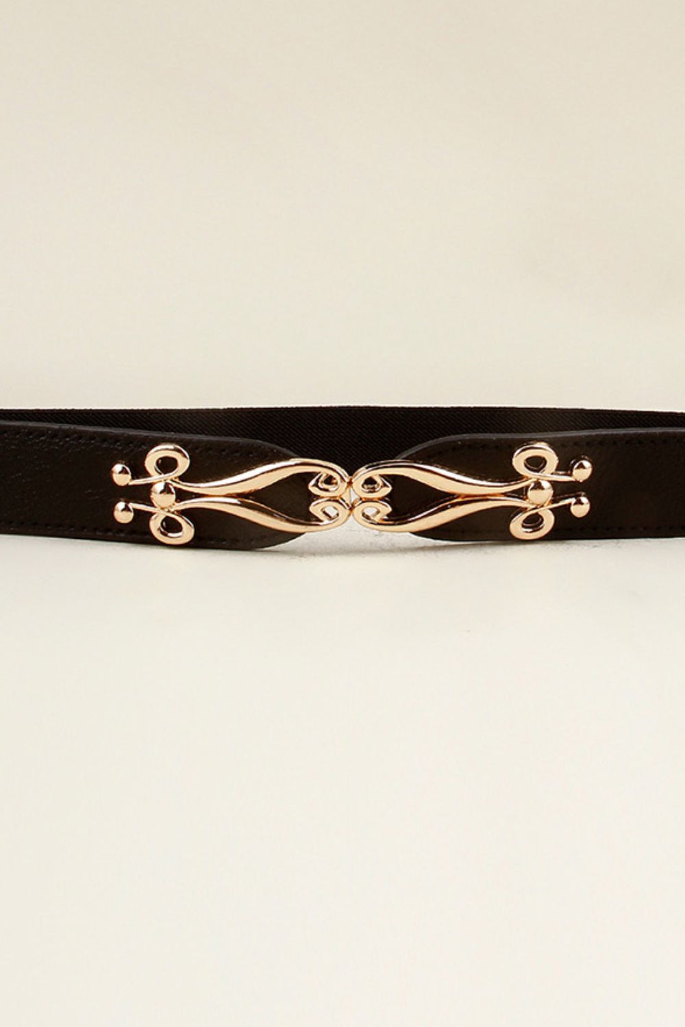 Alloy Buckle Elastic Belt 