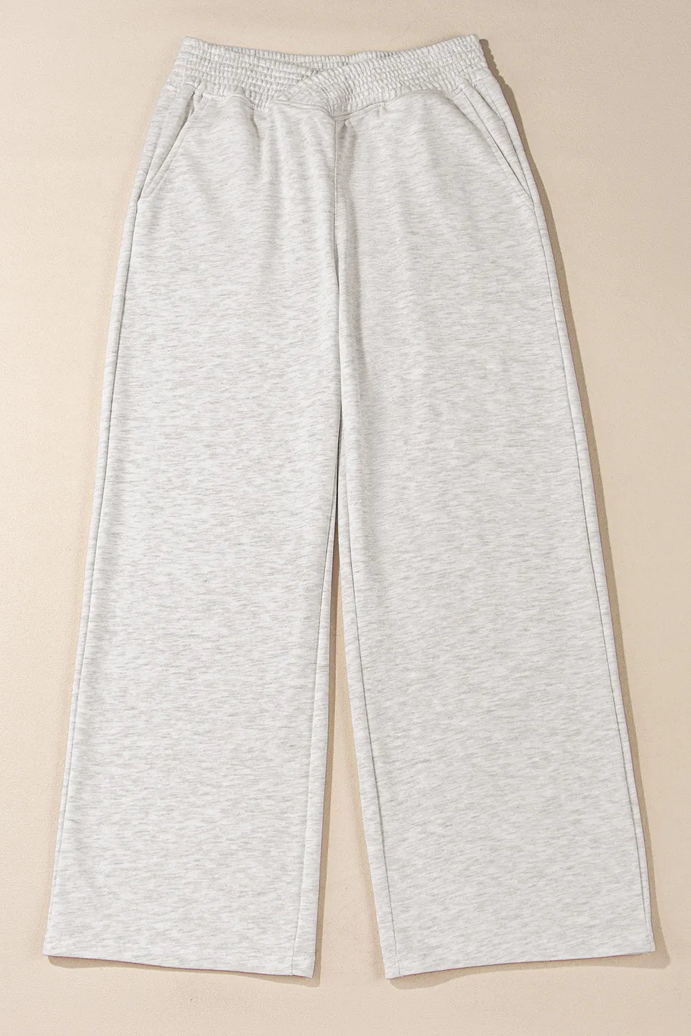 Elastic Waist Active Pants with Pockets 