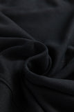 Solid Color Round Neck Long Sleeve Sweatshirt 