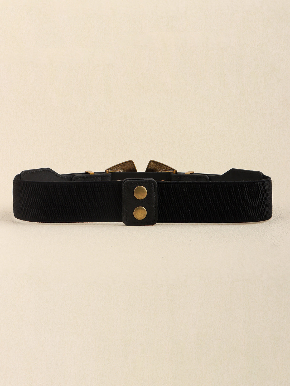 Double Buckle PU Leather Belt 
