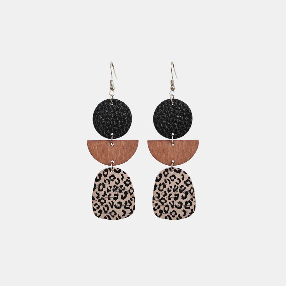 Geometrical Shape Dangle Earrings 