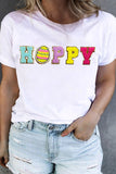 Plus Size Round Neck Short Sleeve T-Shirt 