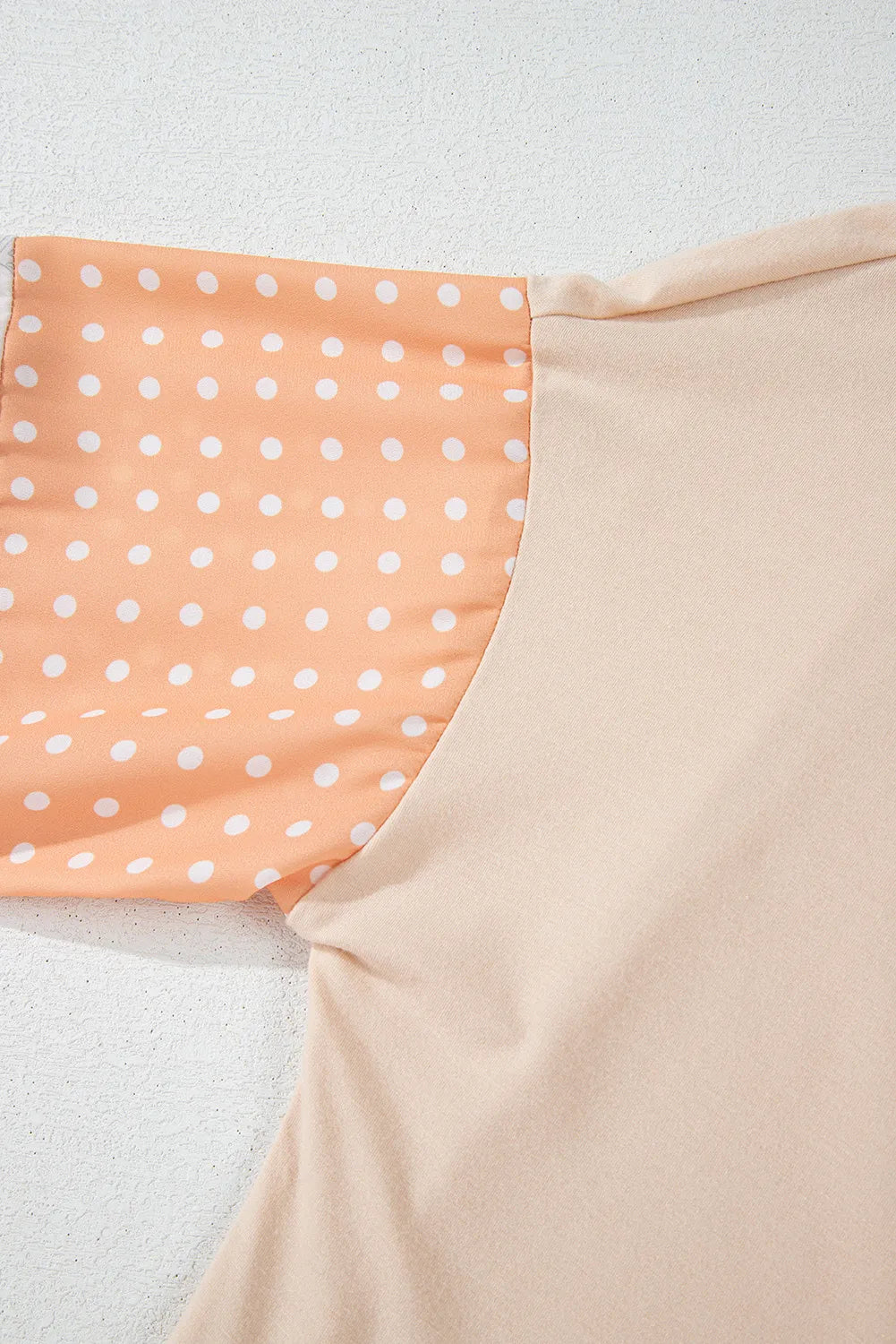 Printed V-Neck Long Sleeve Blouse 