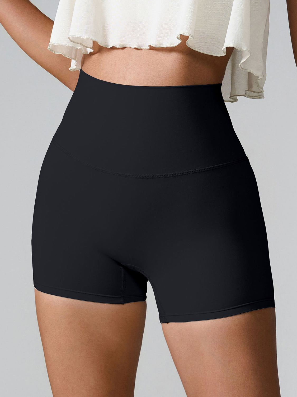 High Waist Active Shorts 