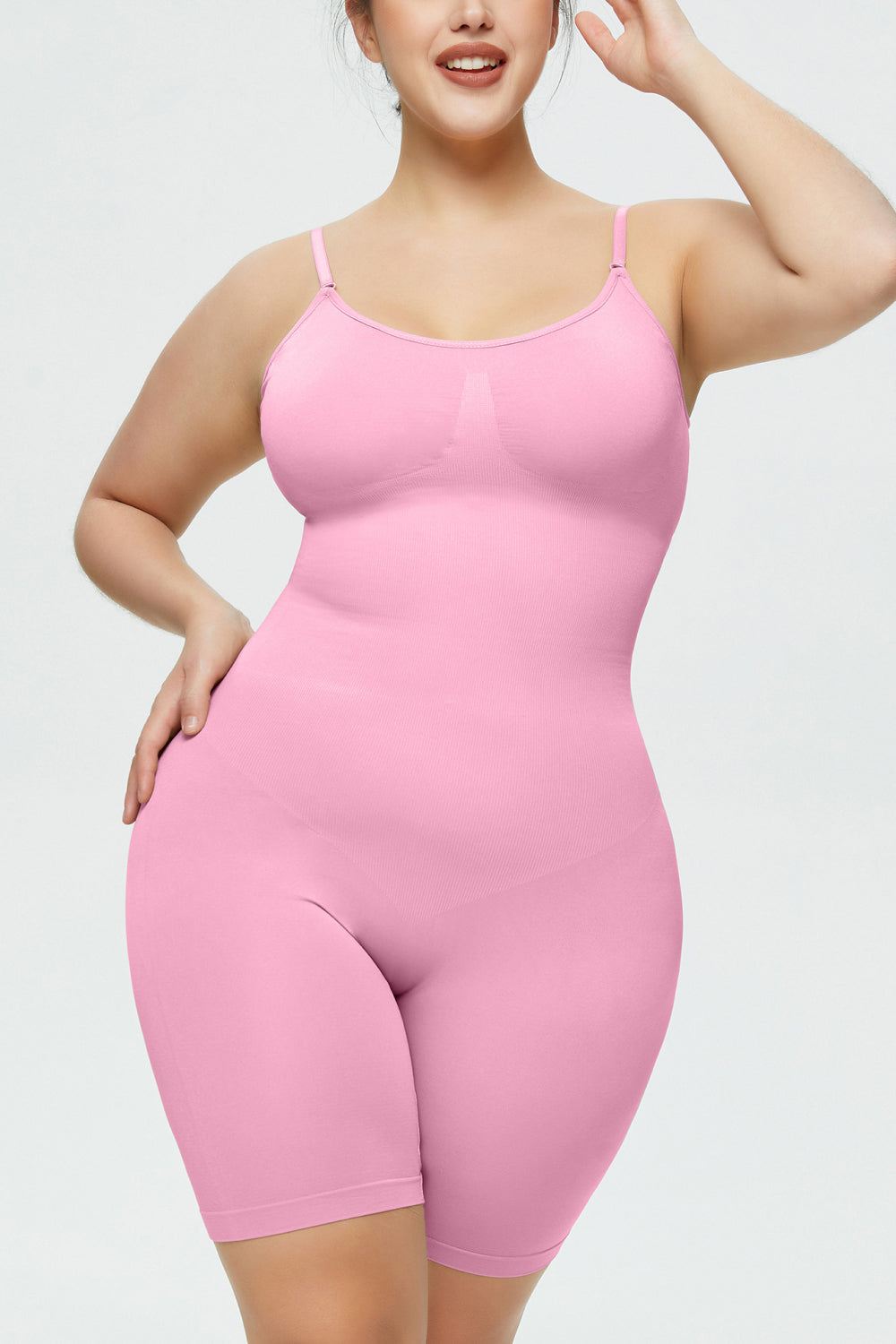 Full Size Spaghetti Strap Shaping Romper Lingerie & Nightwear