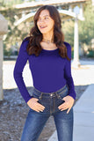 Basic Bae Full Size Round Neck Long Sleeve Bodysuit 