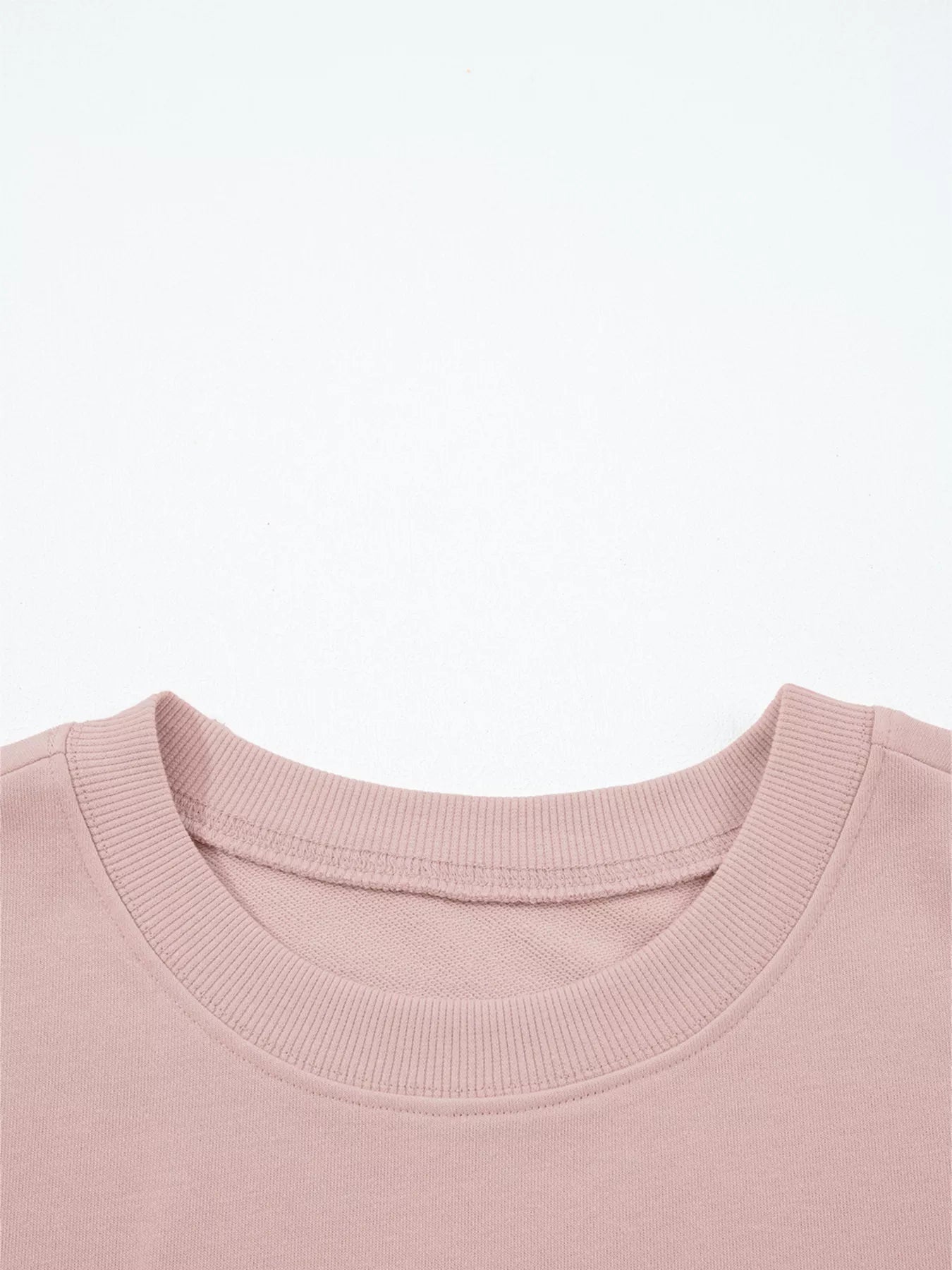 Drop Shoulder Puff Sleeve Crop Top and Drawstring Wide Leg Pants Set 