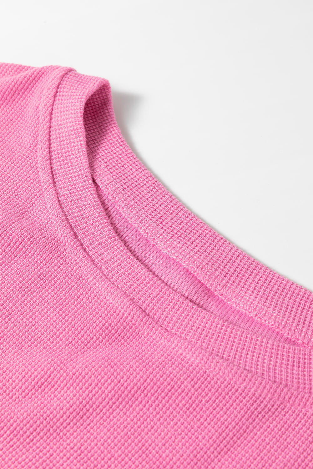 Exposed Seam Contrast Long Sleeve Sweatshirt 