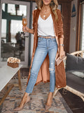 Open Front Long Sleeve Coat 