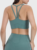 Millennia Square Neck Wide Strap Active Tank 