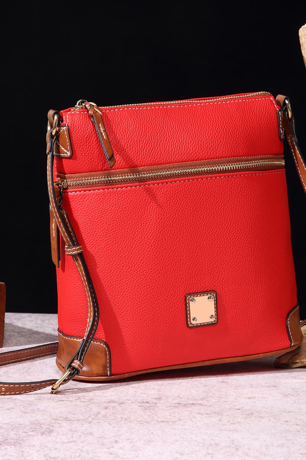 PU Leather Crossbody Bag 