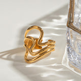 Stainless Steel Corrugated Open Ring 