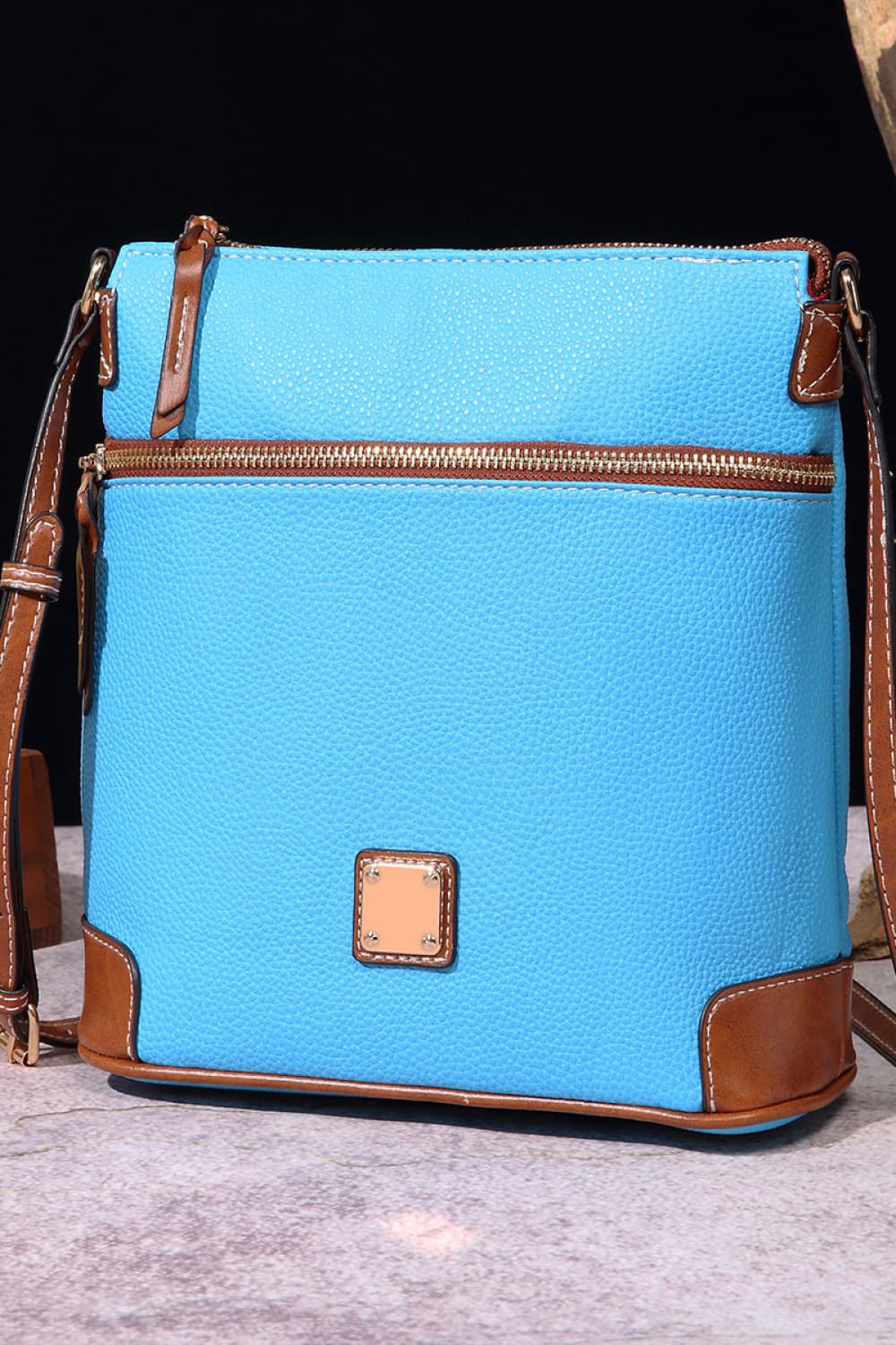 PU Leather Crossbody Bag 