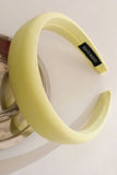 Solid Polyester Wide Headband 