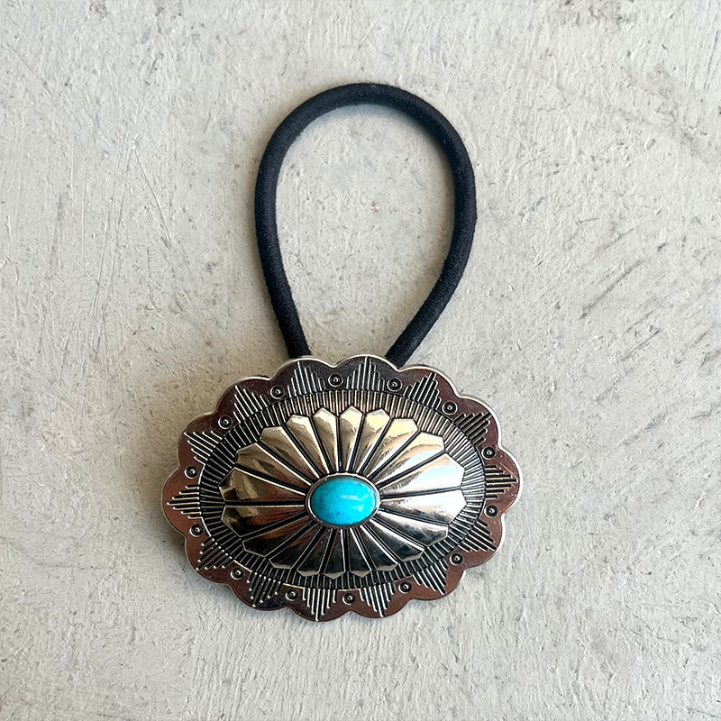 Turquoise Round Shape Hair Rope 