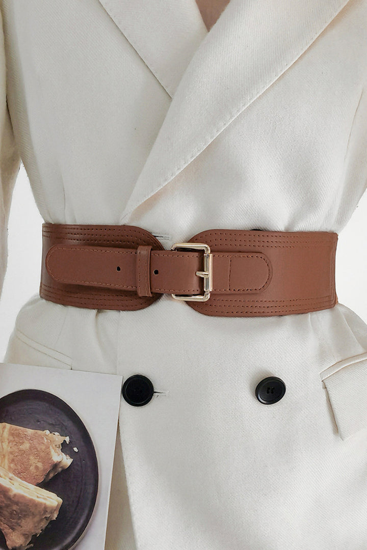 Elastic Wide PU Belt 