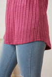 Basic Bae Full Size Ribbed Thumbhole Sleeve T-Shirt 