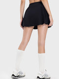Millennia Pleated Detail Mid-Rise Waist Active Skirt 