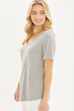 Love Tree V-Neck Short Sleeve T-Shirt 