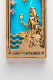 Tarot Card Pendant Stainless Steel Necklace 