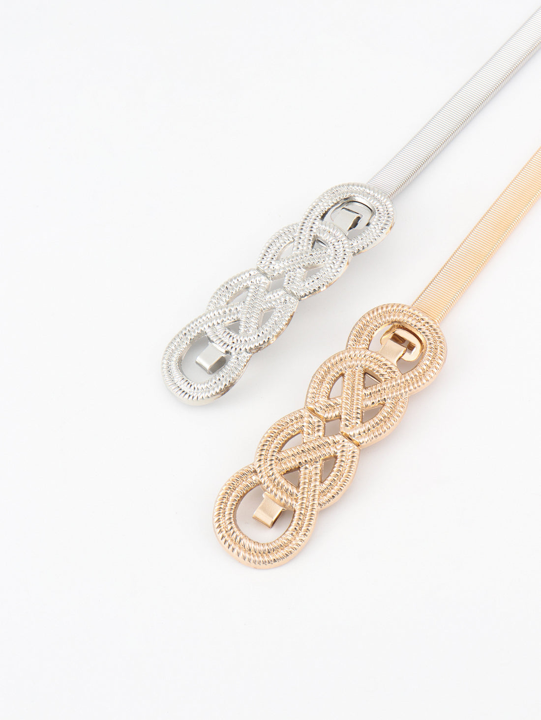 Knot Buckle Metal Belt 