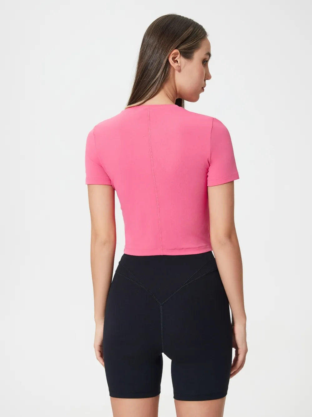 Millennia Round Neck Short Sleeve Active T-Shirt 