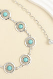 Vintage Turquoise Alloy Belt 