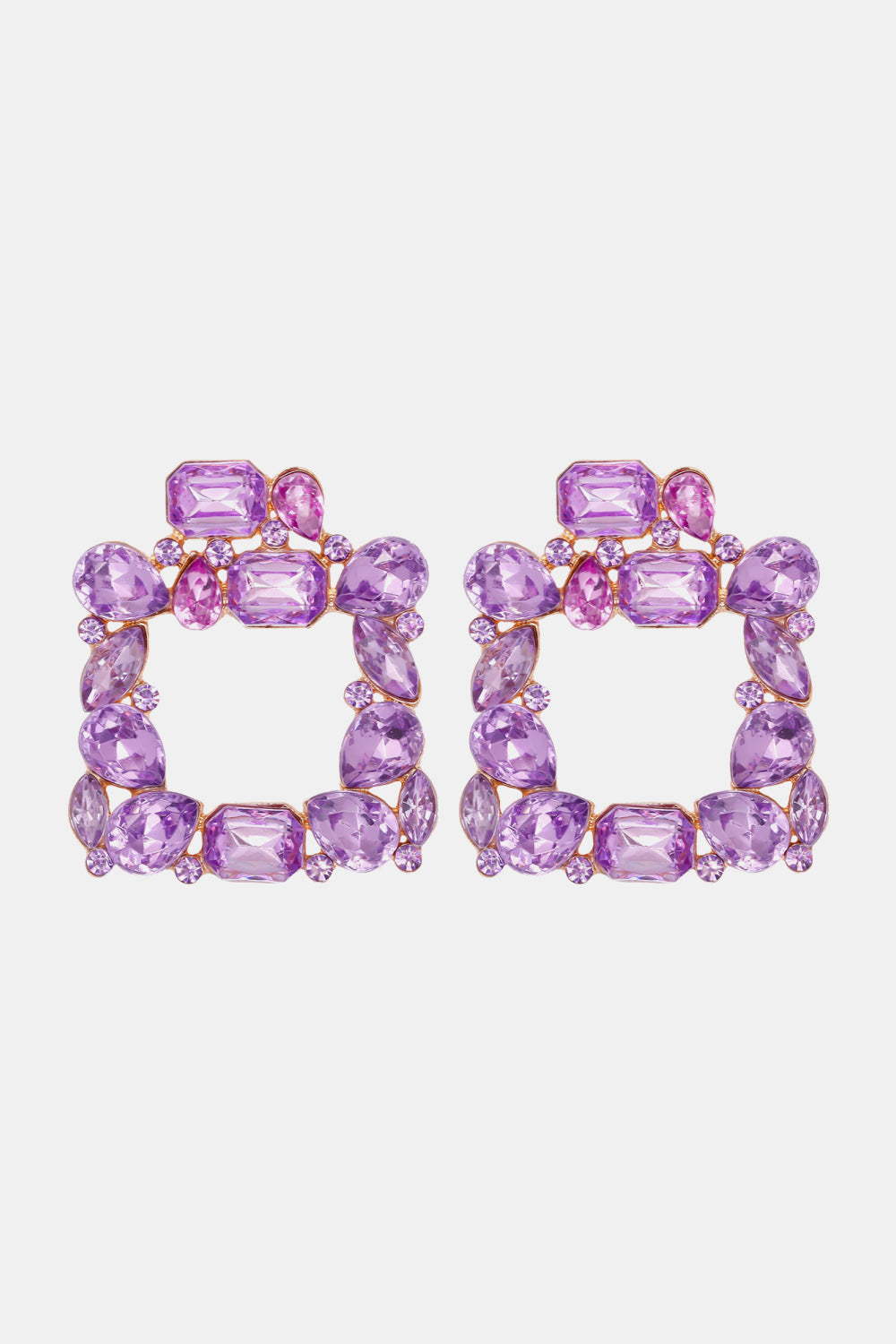 Geometrical Shape Zinc Alloy Dangle Earrings 