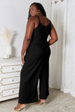 Basic Bae Full Size Spaghetti Strap V-Neck Jumpsuit 