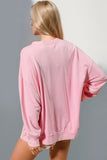 Double Take Sequin Nutcracker Round Neck Long Sleeve Sweatshirt 