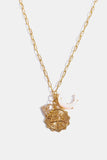 Constellation and Moon Pendant Copper Necklace 