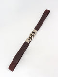 Zinc Alloy Buckle Elastic PU Belt 