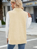 Cable Knit V-Neck Sweater Vest 