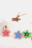 Flower Pendant Stainless Steel Necklace 