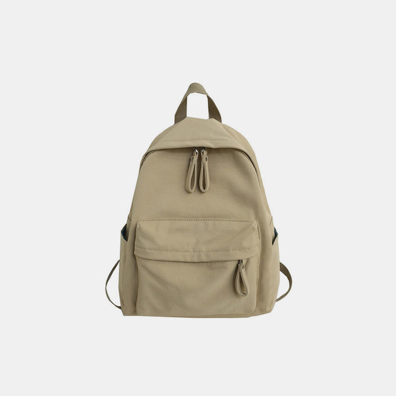 Zip Cotton Backpack Bag 