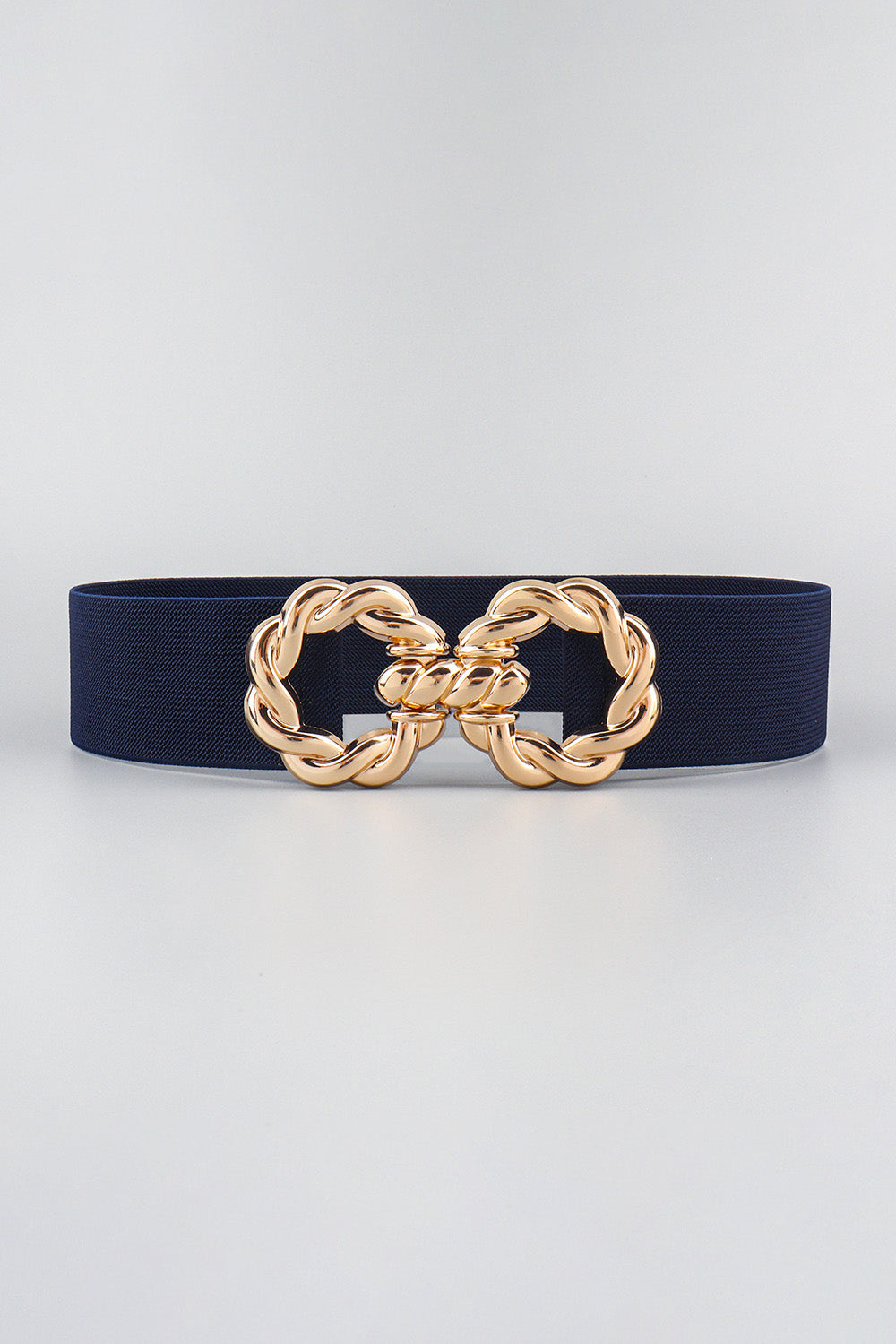 Zinc Alloy Buckle Elastic Belt 