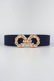 Zinc Alloy Buckle Elastic Belt 