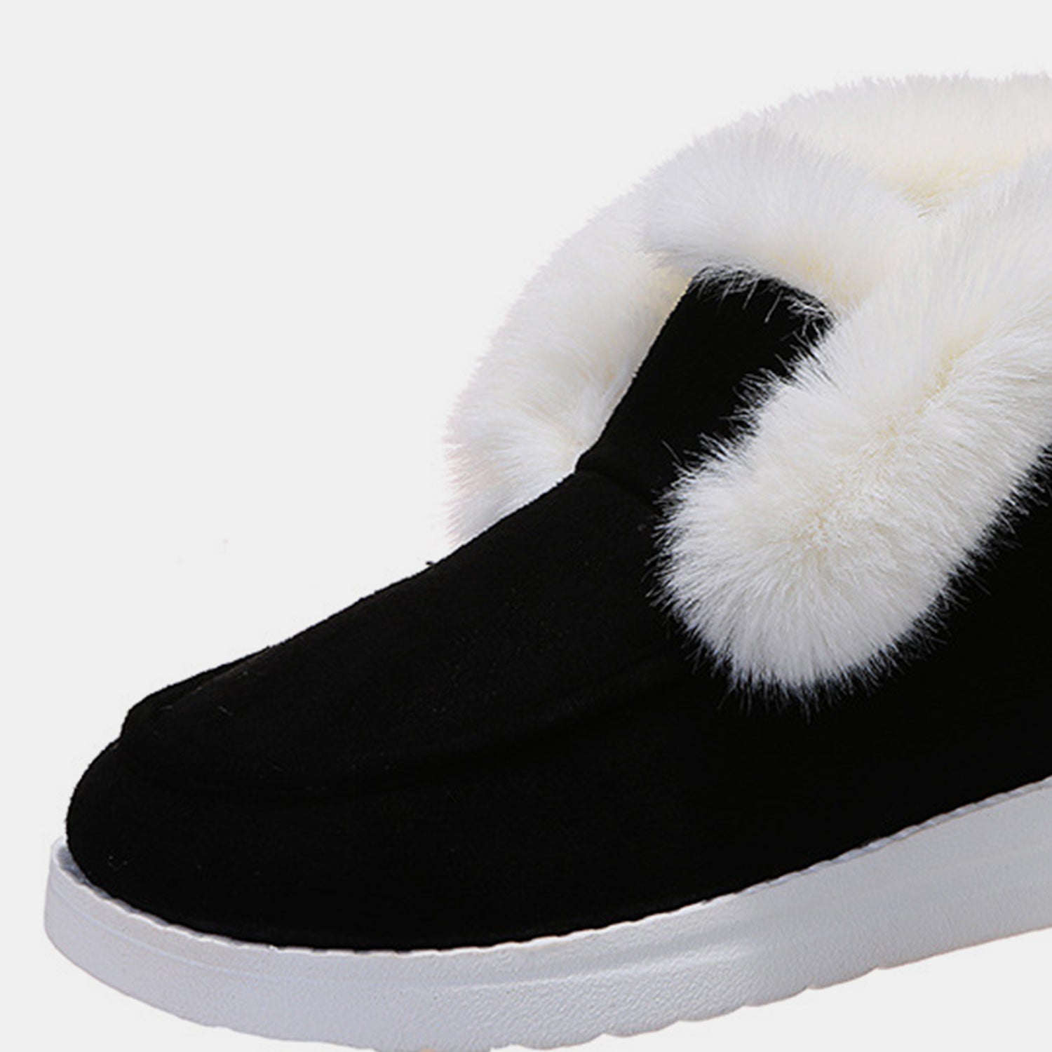 Furry Suede Snow Boots 