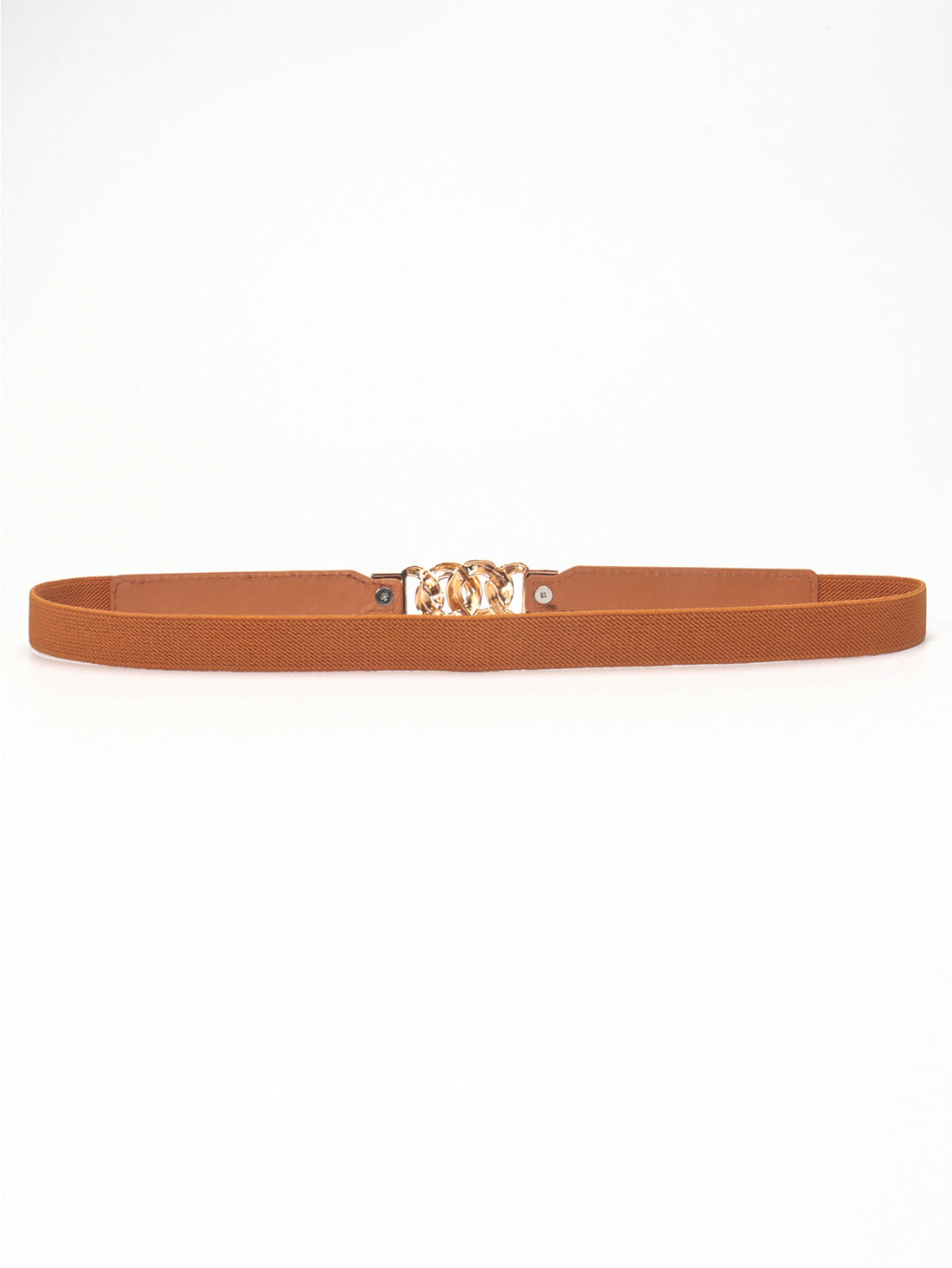 Zinc Alloy Buckle Elastic PU Belt 