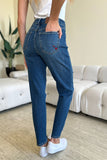 Judy Blue Full Size Queen Of Hearts Coin Pocket BF Jeans 